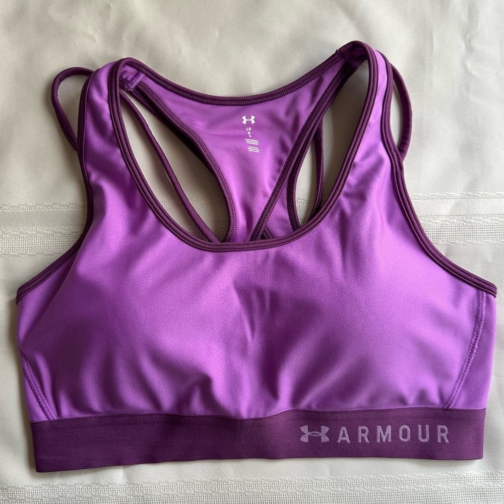 Under Armour Women's Bold Purple Sports Bra